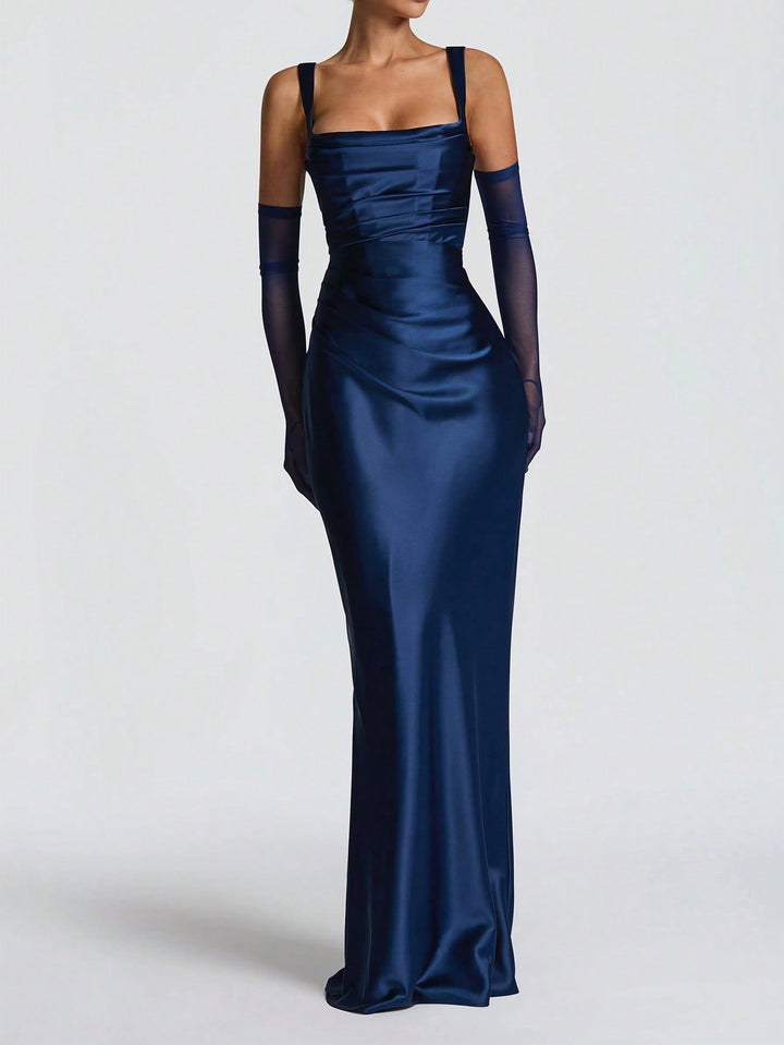 Rochie maxi SHEIN, albastru