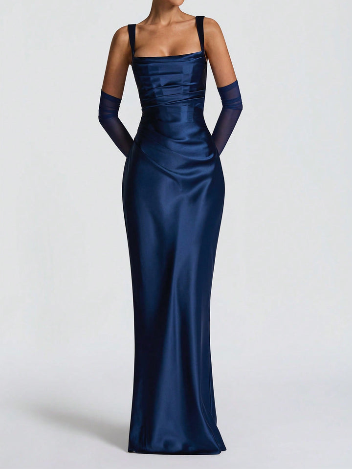 Rochie maxi SHEIN, albastru