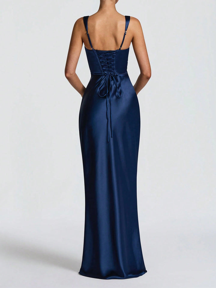 Rochie maxi SHEIN, albastru