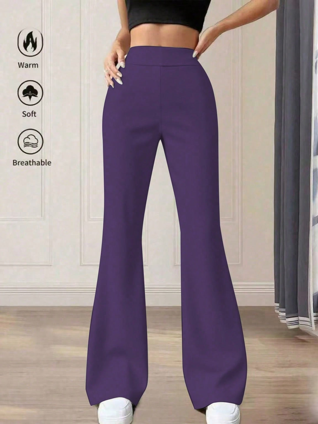 Pantaloni SHEIN, mov