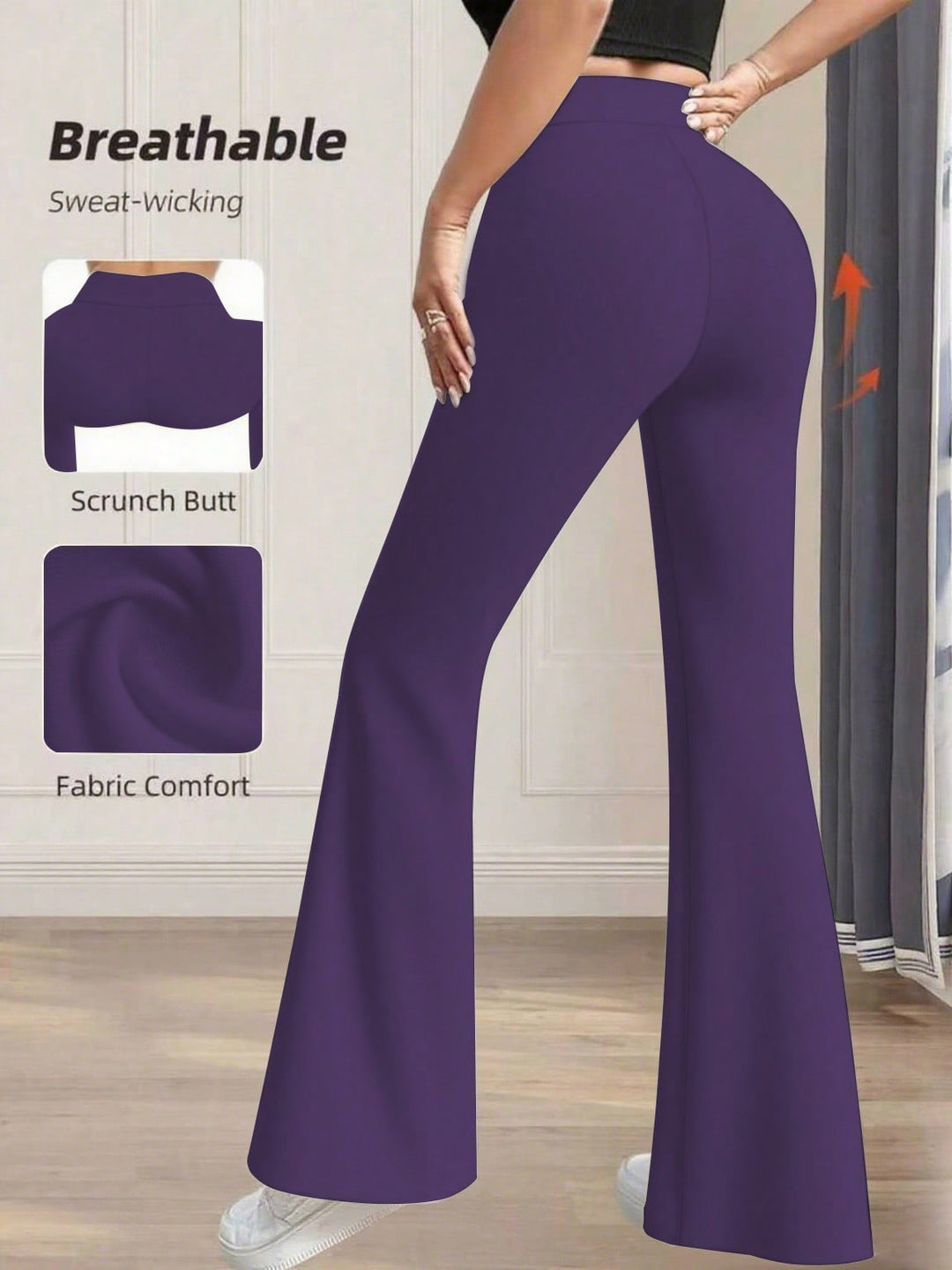 Pantaloni SHEIN, mov