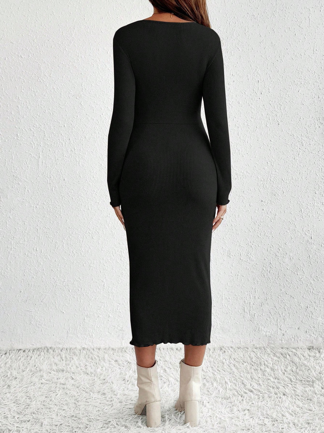 Rochie midi SHEIN, negru