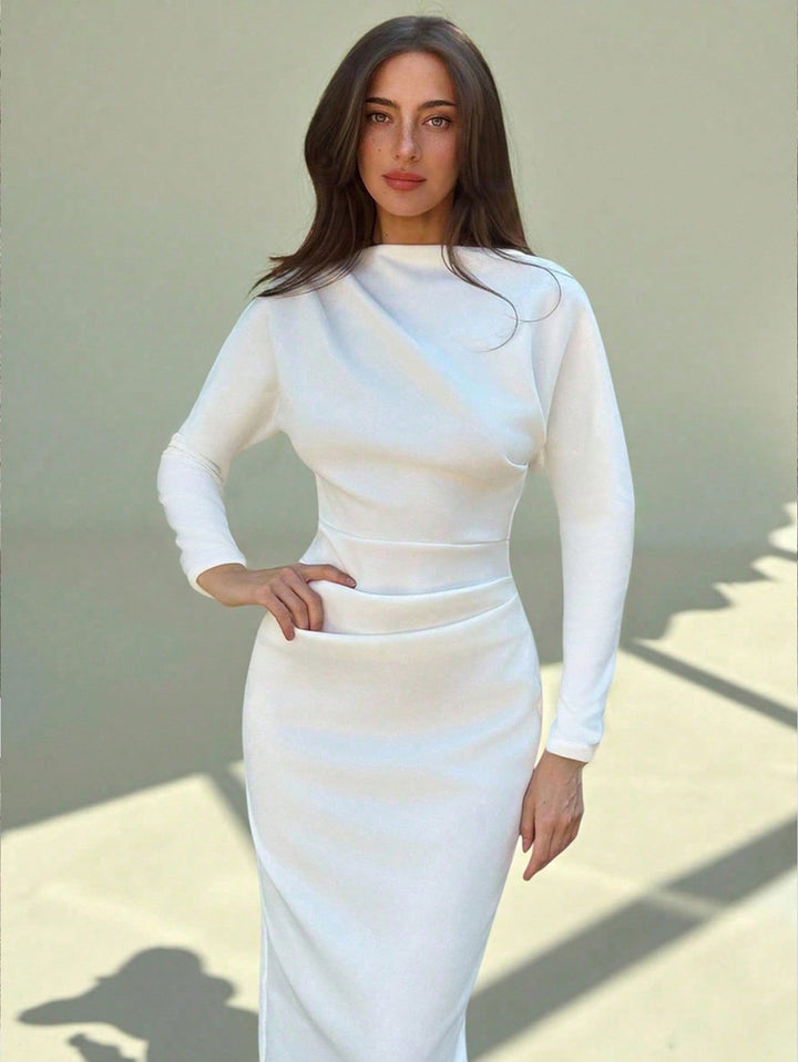 Rochie maxi SHEIN, alb