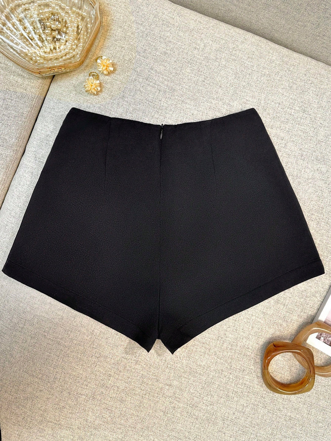 Pantaloni scurți SHEIN, negru