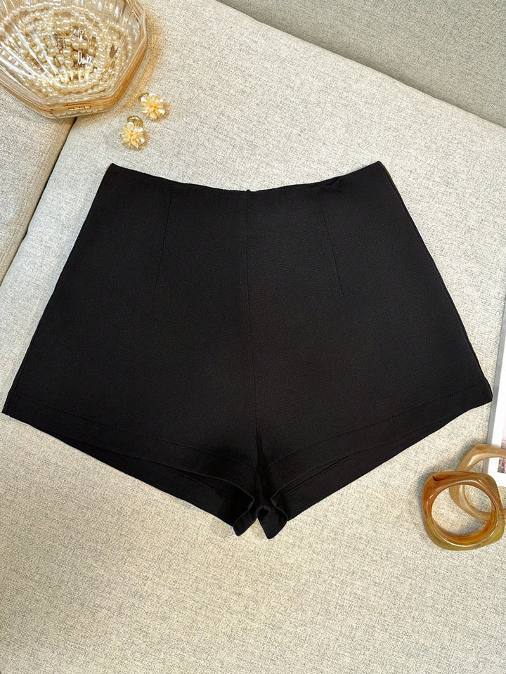 Pantaloni scurți SHEIN, negru