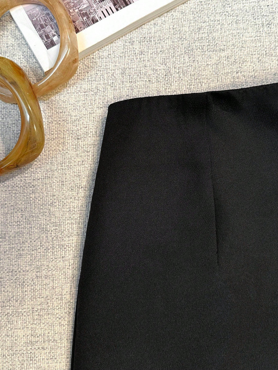 Pantaloni scurți SHEIN, negru