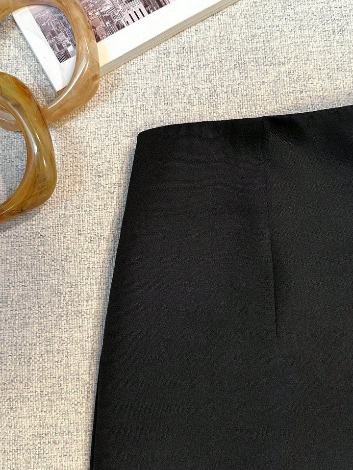 Pantaloni scurți SHEIN, negru