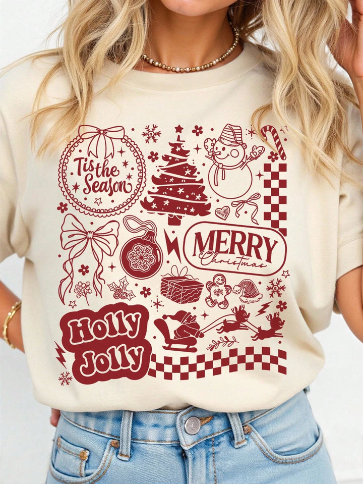 Tricou Shein Curve+, crem