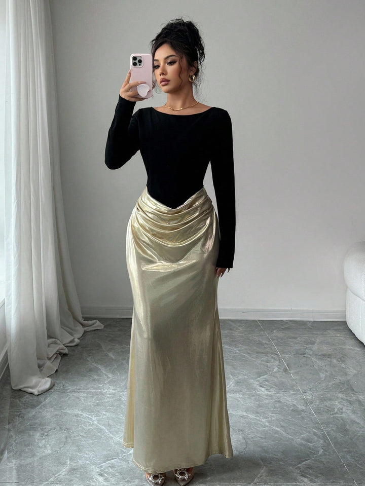 Rochie maxi SHEIN, mix culori