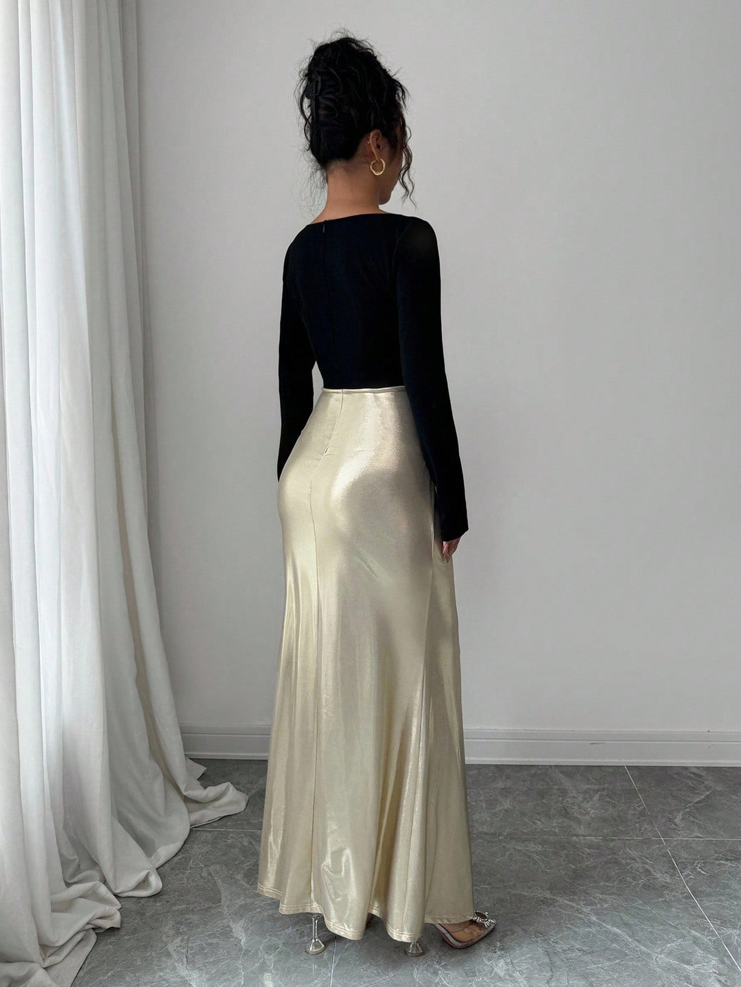 Rochie maxi SHEIN, mix culori