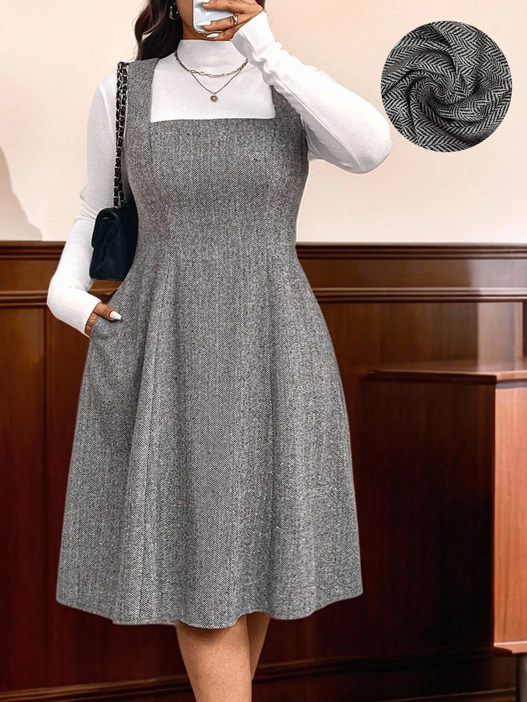 Rochie SHEIN, gri