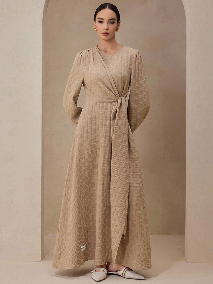 Rochie maxi SHEIN, kaki