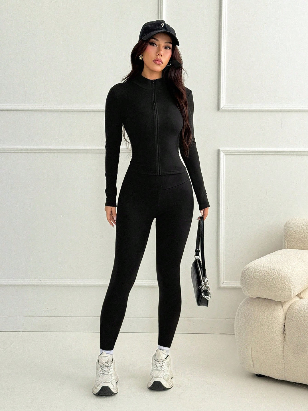 SHEIN Playsuit, fekete