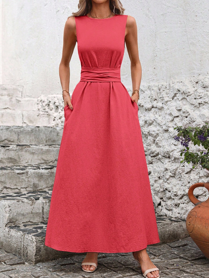 Rochie maxi SHEIN, roșu