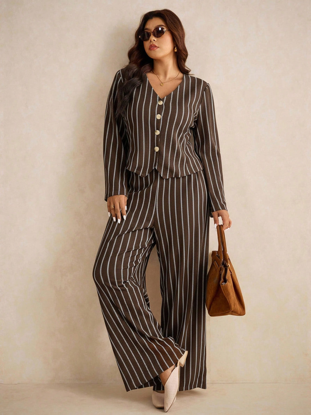 SHEIN együttes, barna