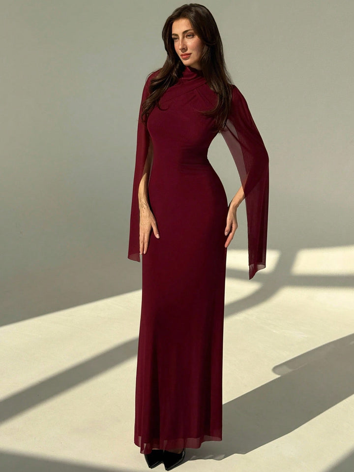 Rochie maxi SHEIN, vișiniu