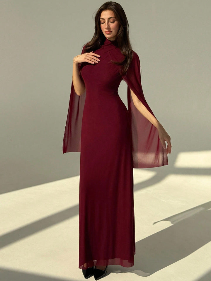 Rochie maxi SHEIN, vișiniu