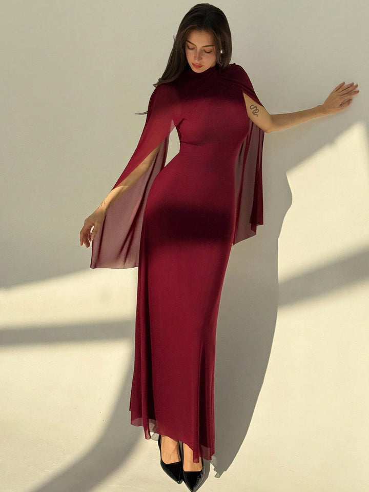 Rochie maxi SHEIN, vișiniu