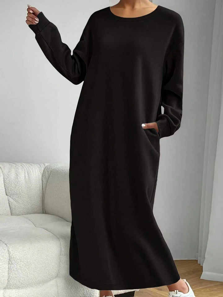Shein Curve+ ruha, fekete