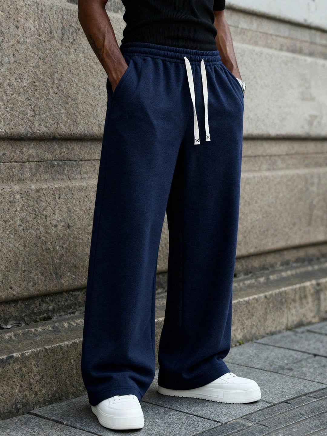Pantalon SHEIN, albastru