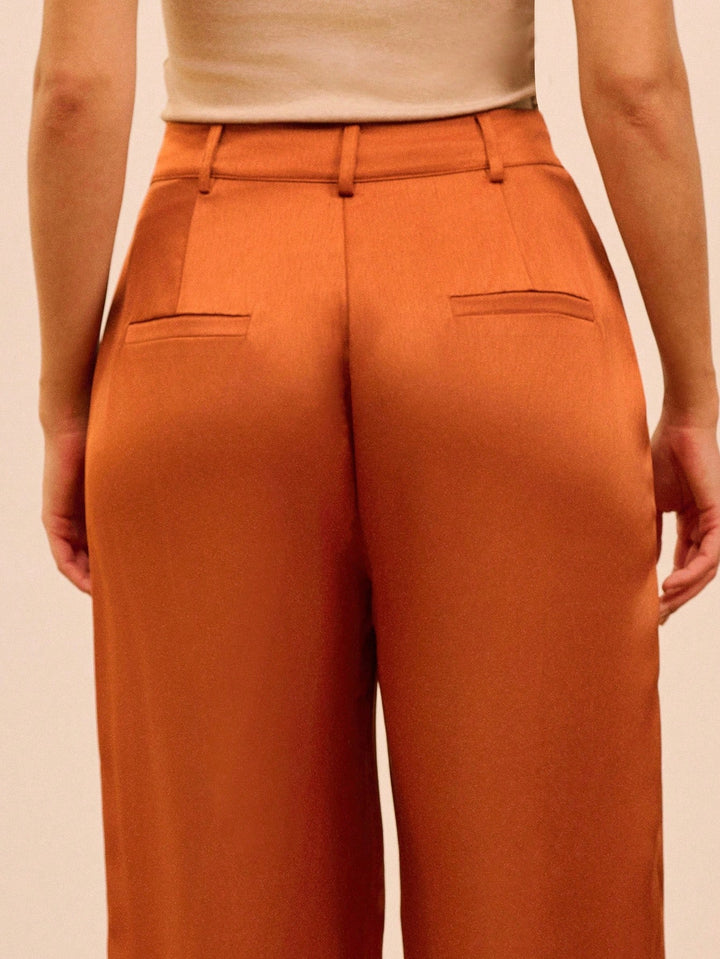 Pantaloni SHEIN, maro