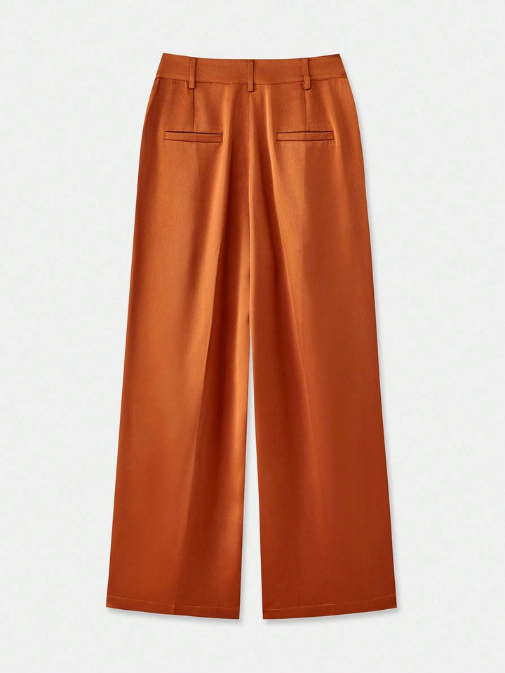 Pantaloni SHEIN, maro