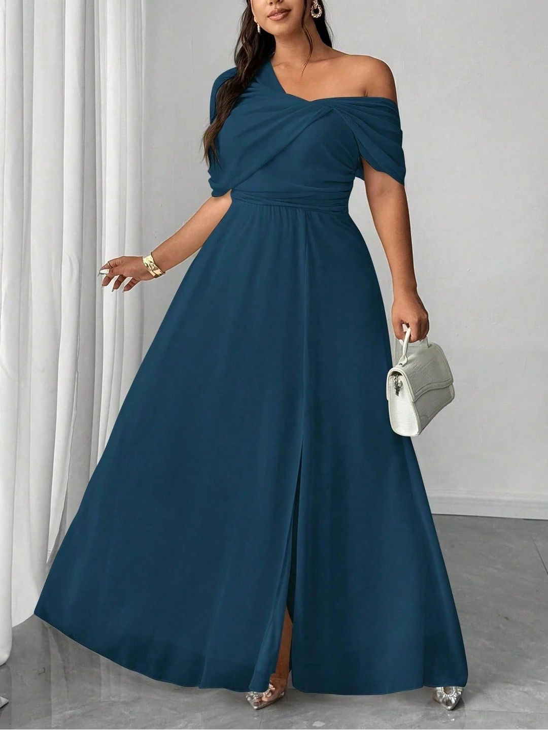 Rochie maxi SHEIN, albastru