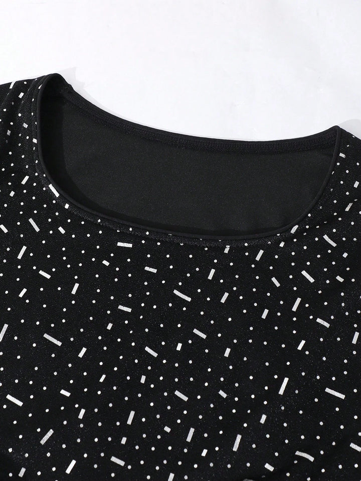 SHEIN maxi ruha, fekete