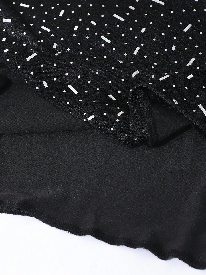 SHEIN maxi ruha, fekete