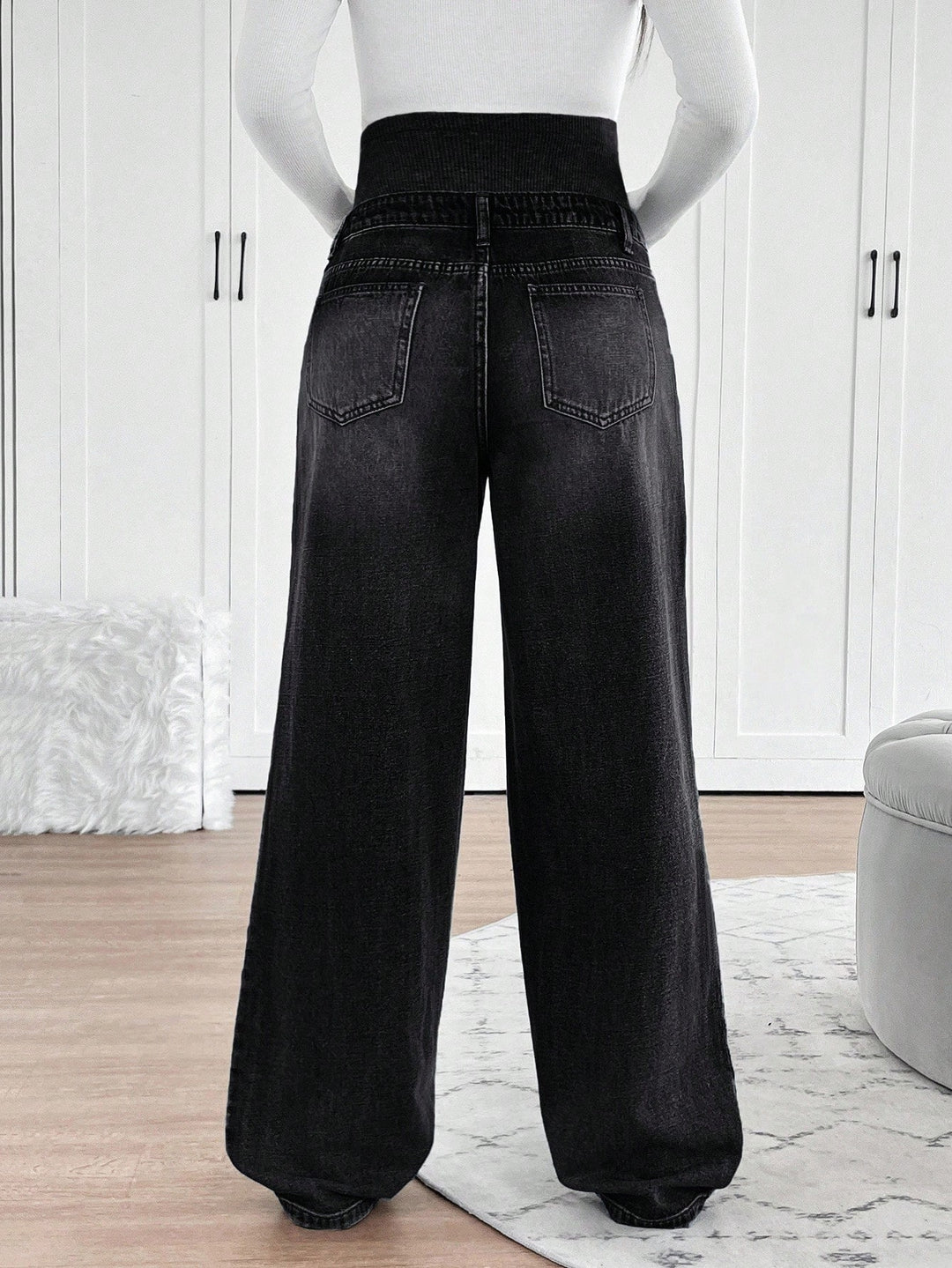 Jeans SHEIN, negru
