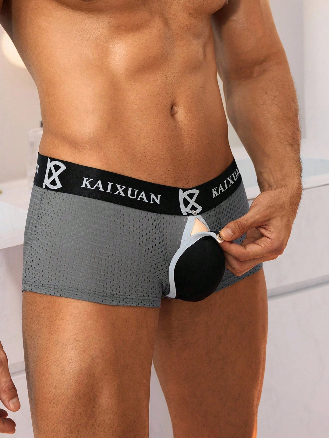 SHEIN boxeralsó, szürke