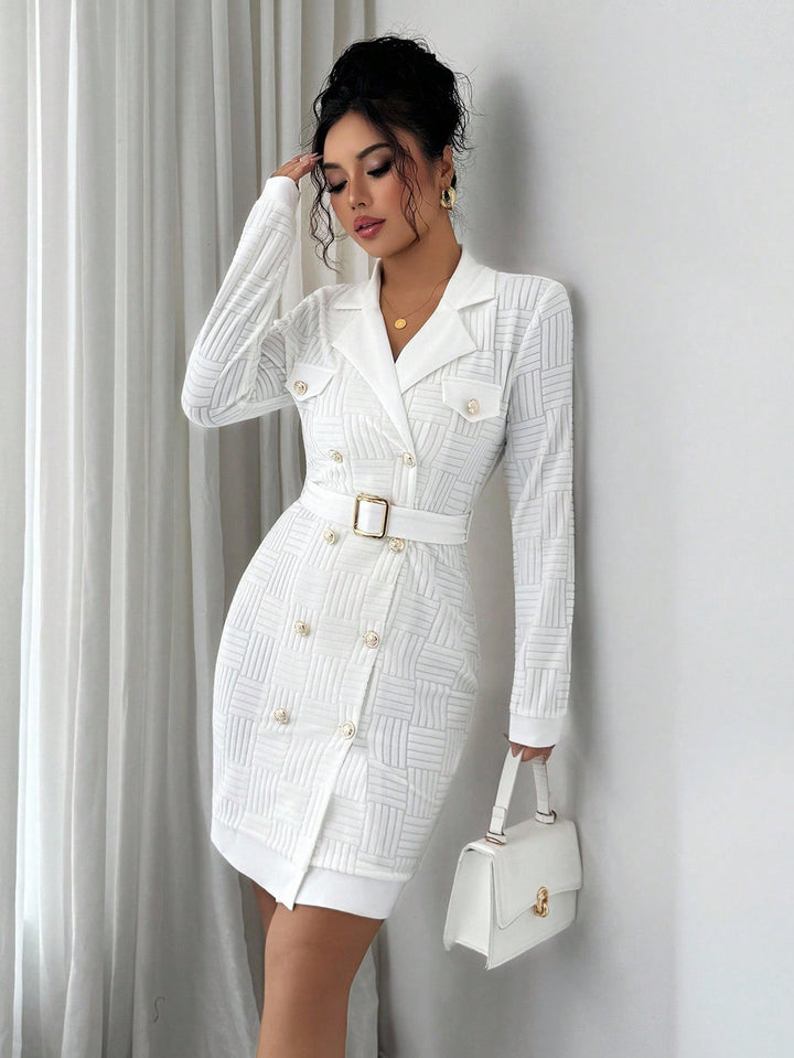 Rochie scurtă SHEIN, alb