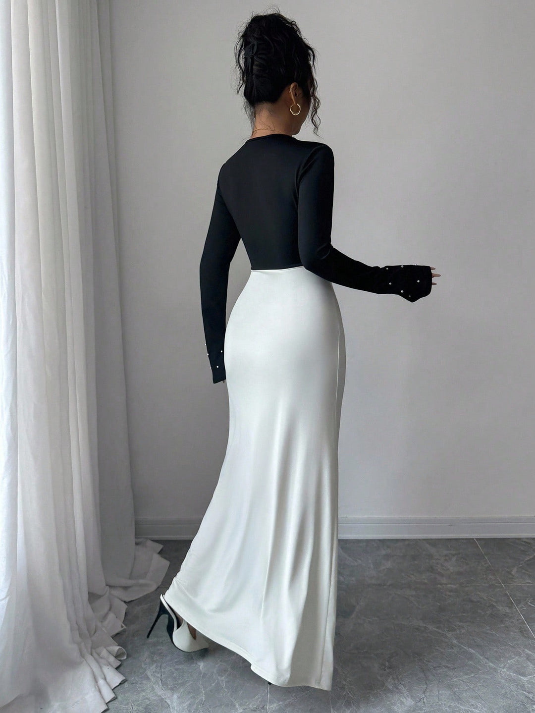 Rochie maxi SHEIN, mix culori