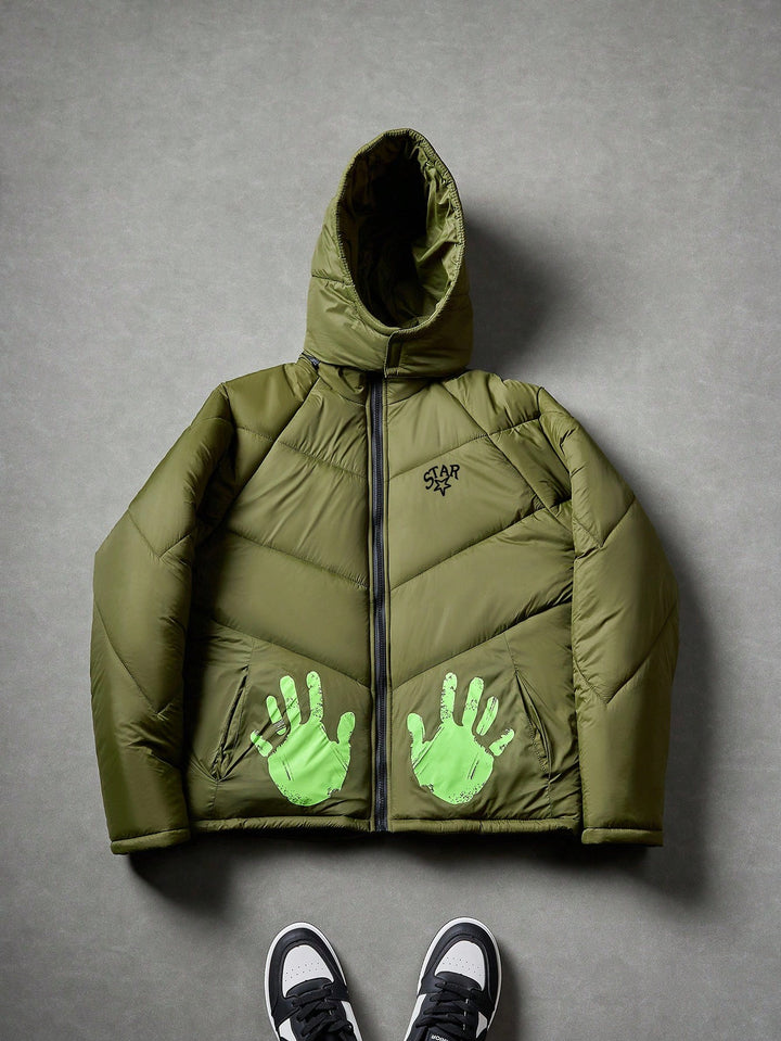 Palton SHEIN, verde