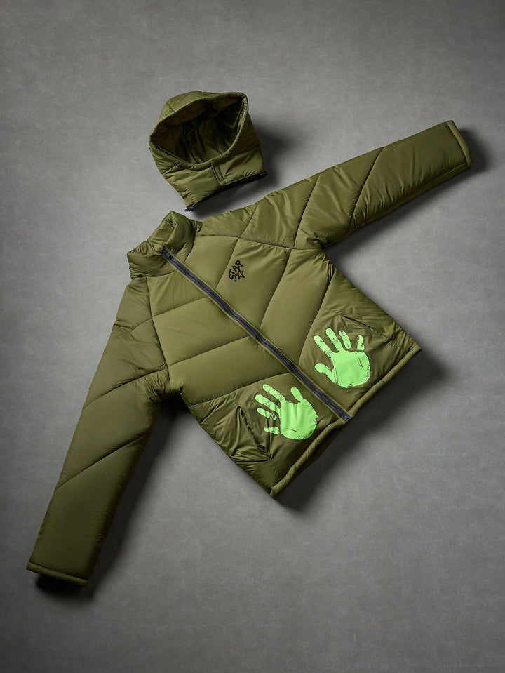 Palton SHEIN, verde