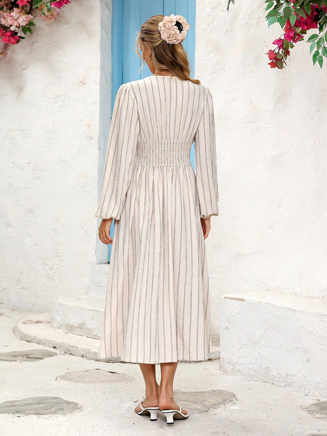 Rochie midi SHEIN, bej