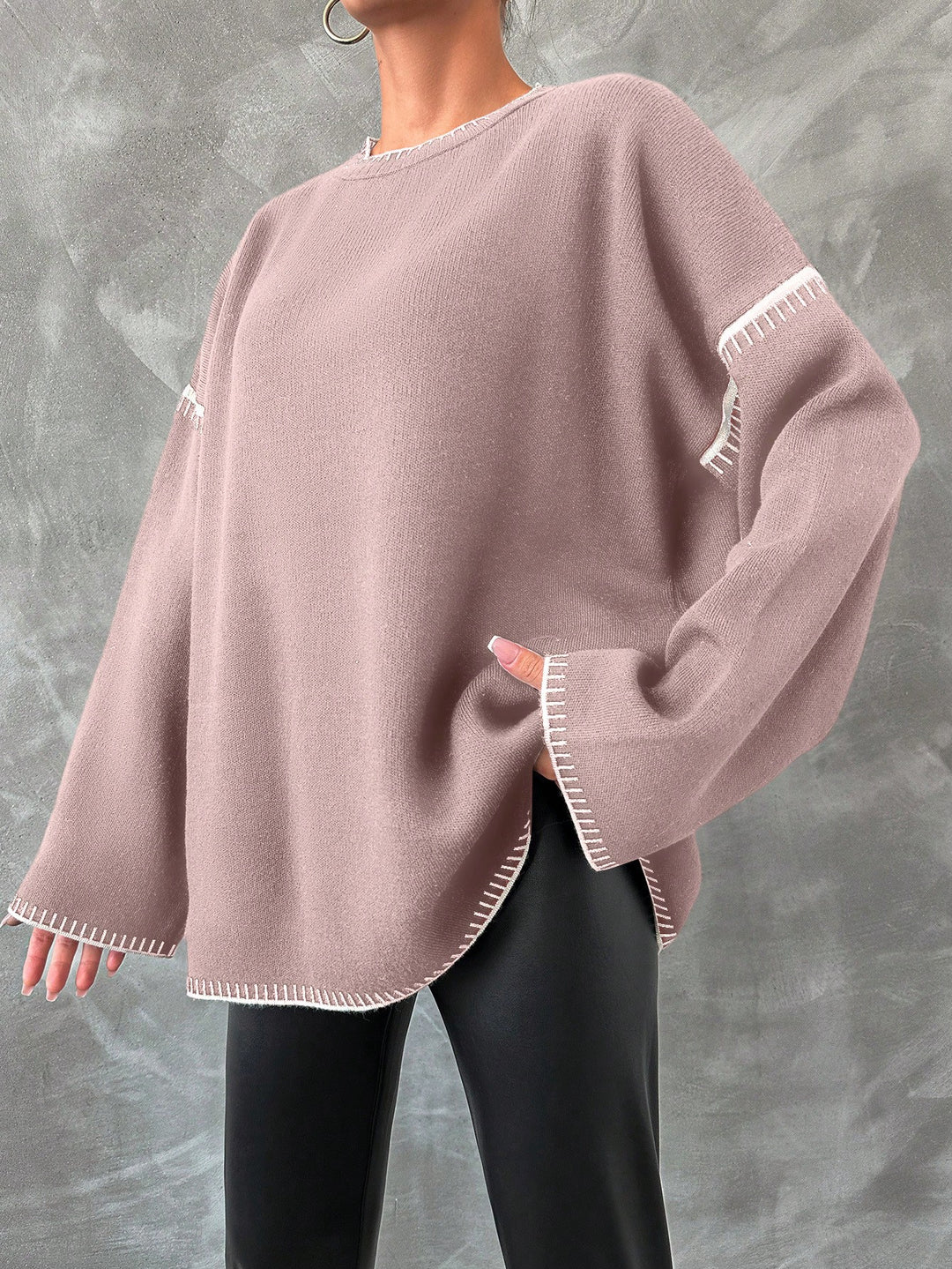 Pulover SHEIN, roz