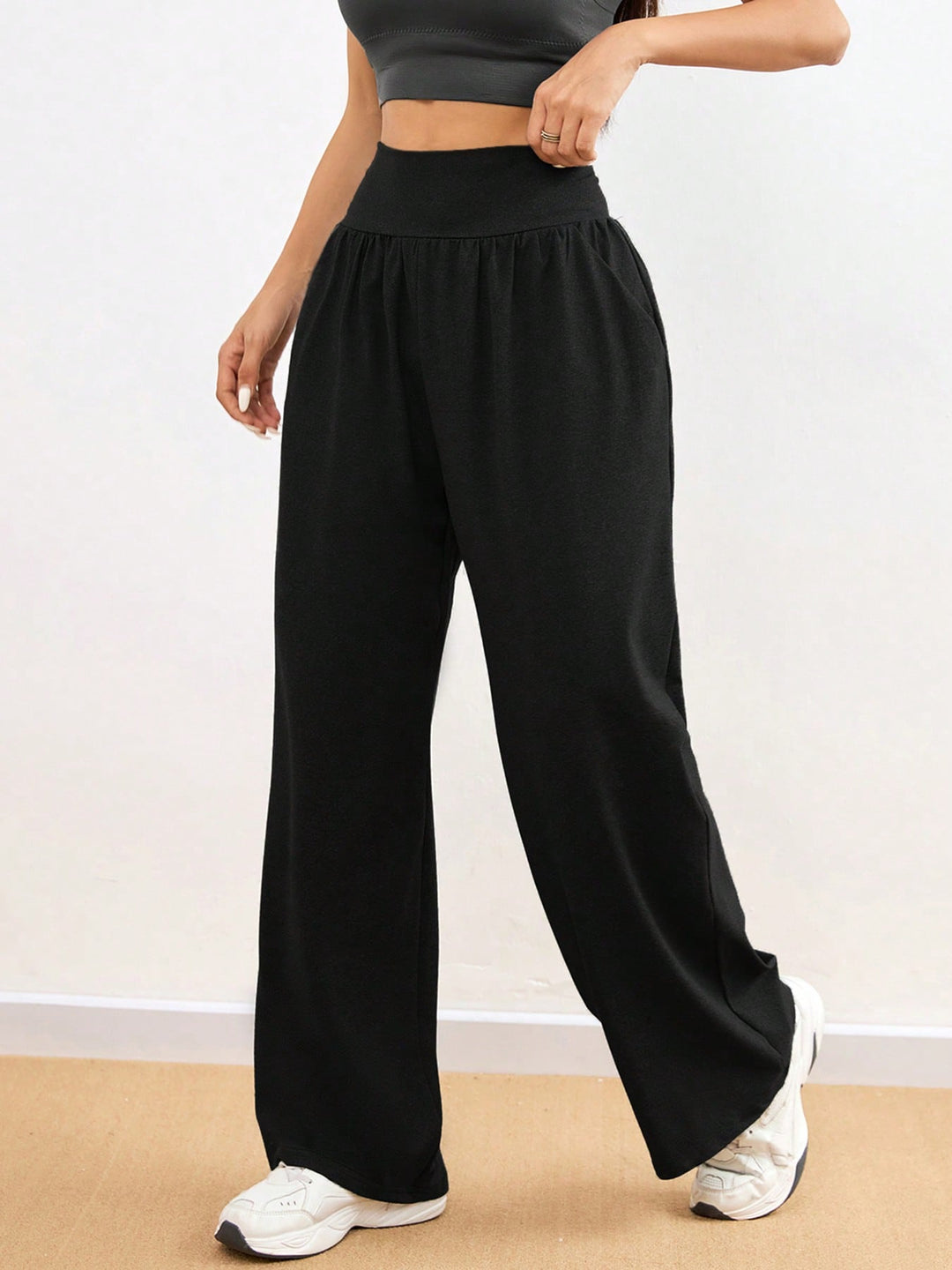 Pantaloni SHEIN, negru
