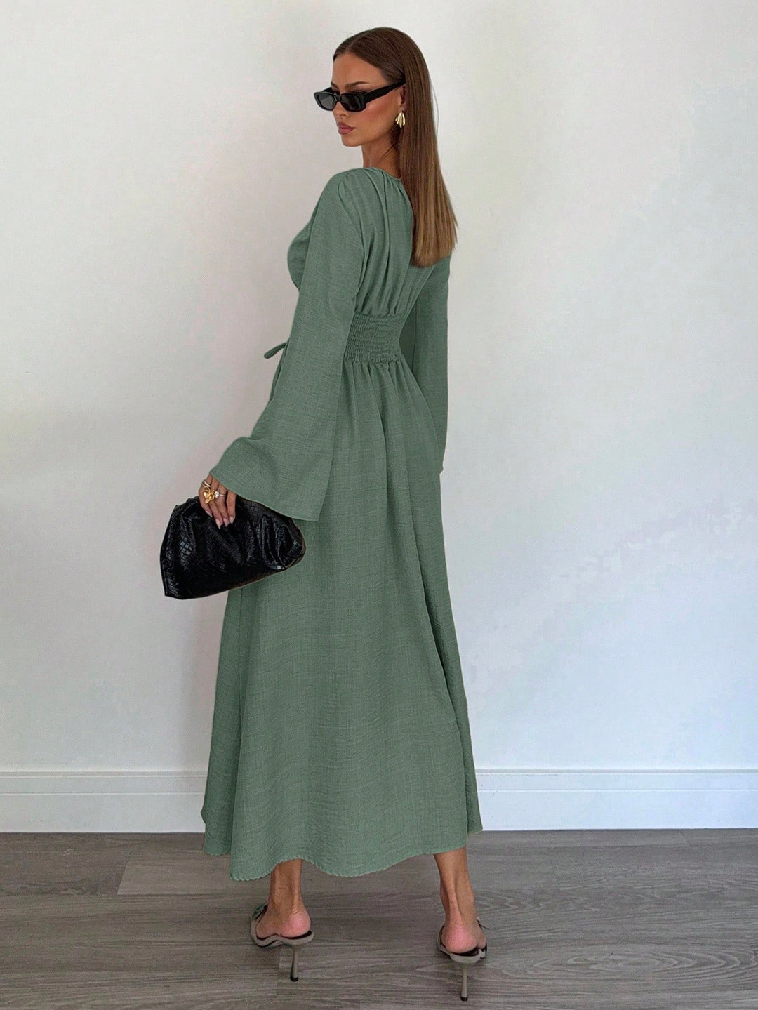 Rochie midi SHEIN, verde