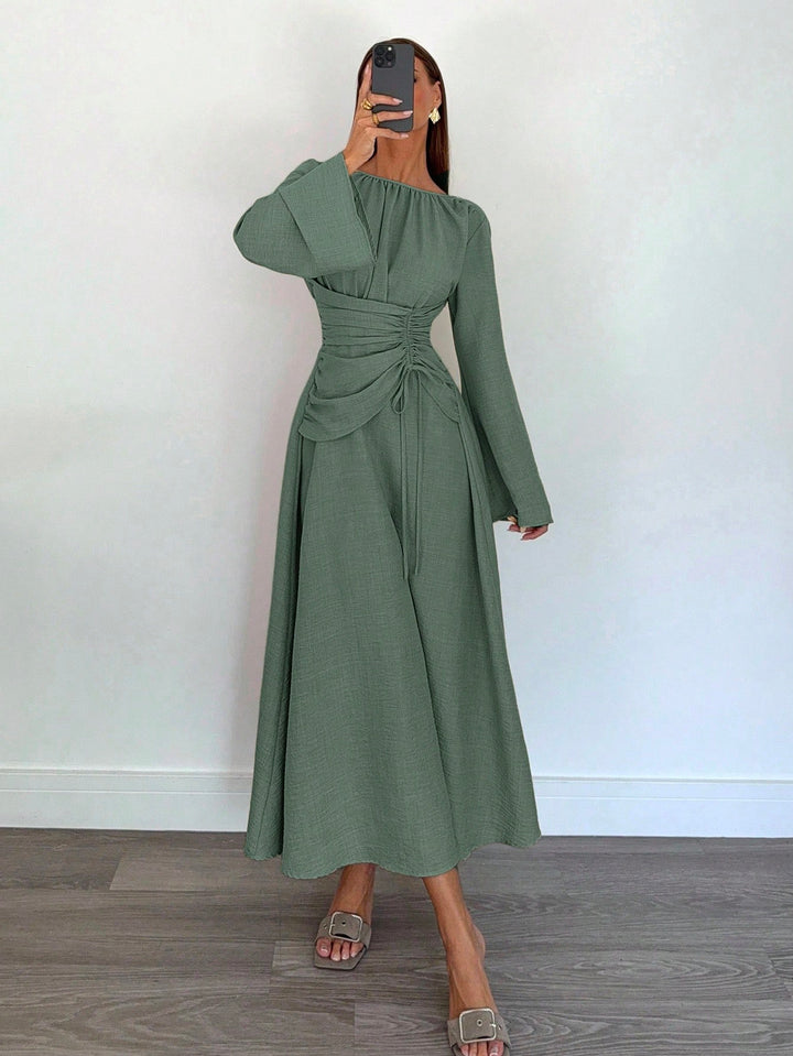 Rochie midi SHEIN, verde