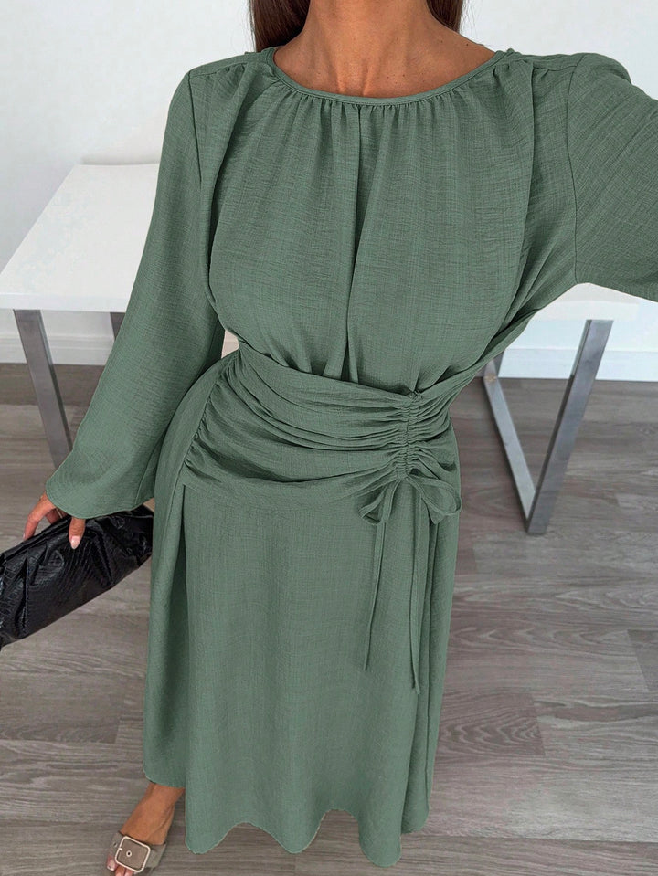 Rochie midi SHEIN, verde