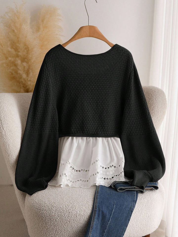 Pulover SHEIN, negru