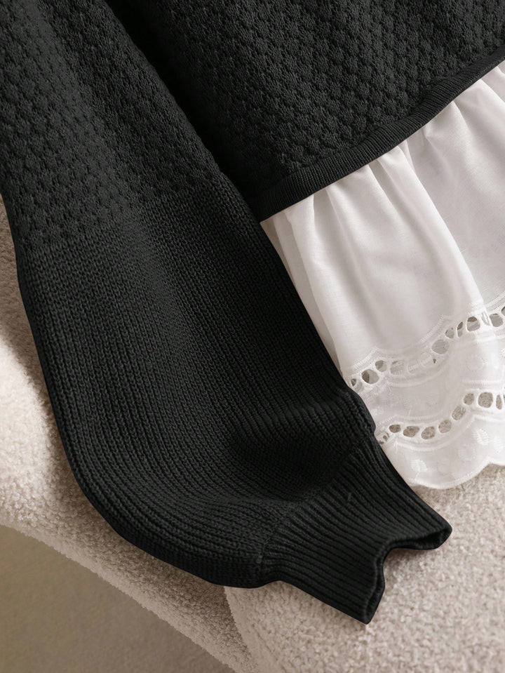 Pulover SHEIN, negru