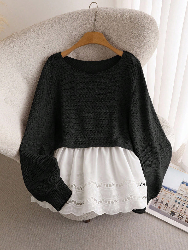 Pulover SHEIN, negru