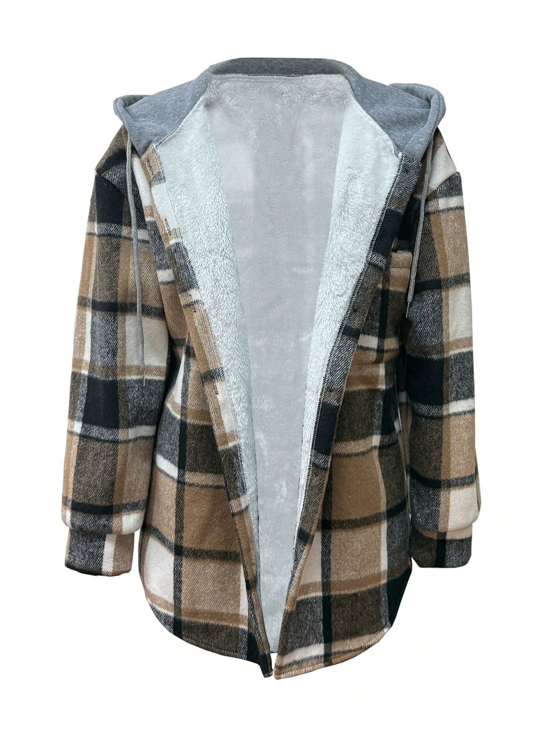 Shein kabát, khaki
