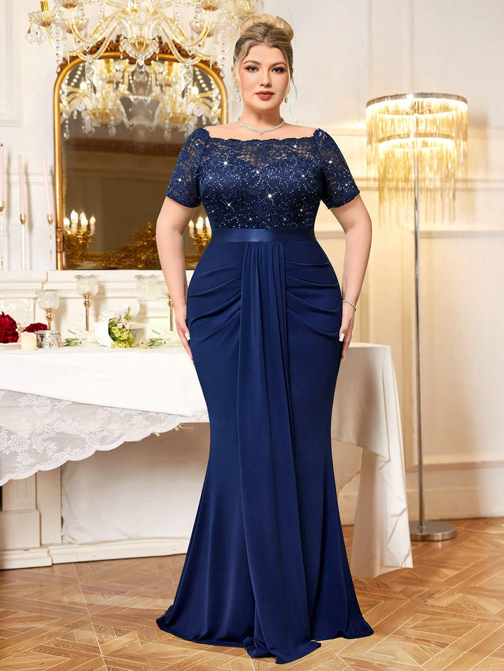 Rochie maxi SHEIN, albastru