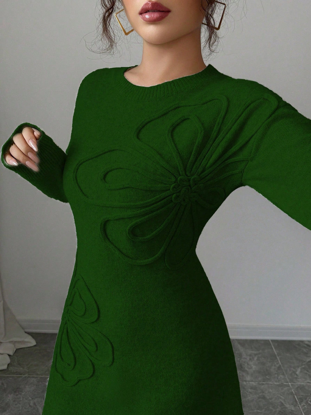 Rochie mini SHEIN, verde