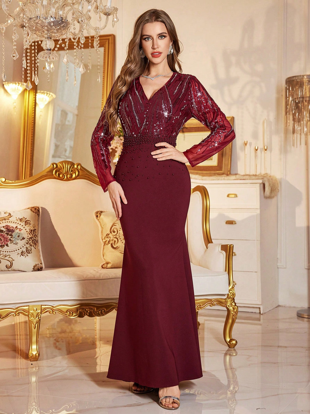 Rochie SHEIN, vișiniu