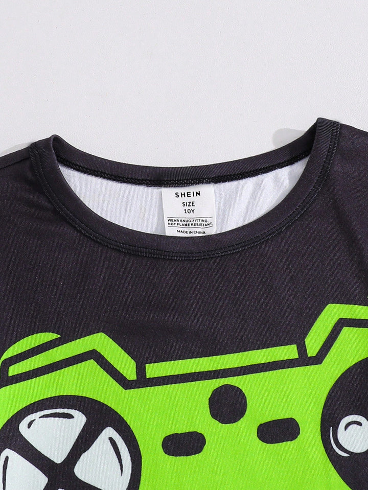 Compleu pijamale SHEIN, negru