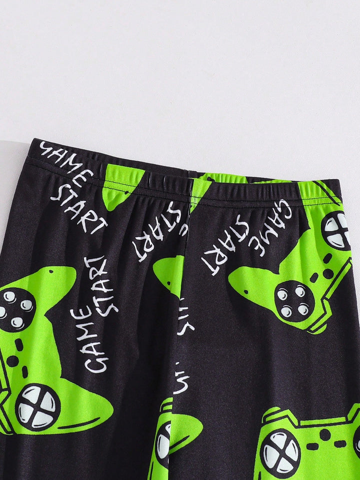 Compleu pijamale SHEIN, negru